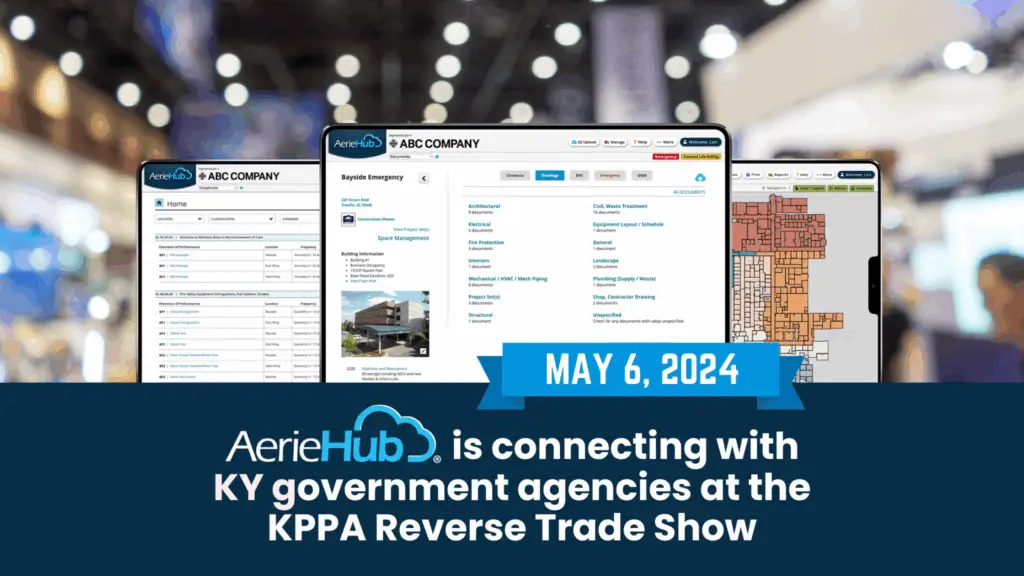 Banner promoting AerieHub's participation in KPPA tradeshow